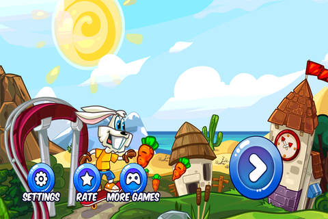 Looney Bunny Skater Dash screenshot 2