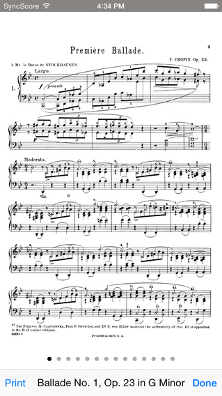 【免費音樂App】Chopin Ballades & Scherzos - SyncScore-APP點子