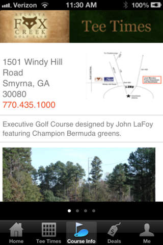 Fox Creek Golf Club Tee Times screenshot 3
