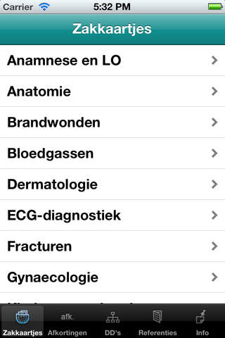 Medische Zakkaartjes 2 (inclusief medische afkortingen en differentiaal diagnoses) screenshot 2