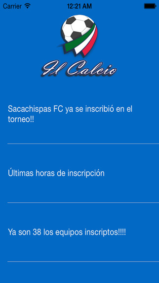 【免費運動App】Torneo Il Calcio-APP點子