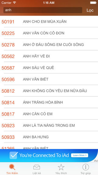 Karaoke Combo Pro - Check list 5 số và 6 số
