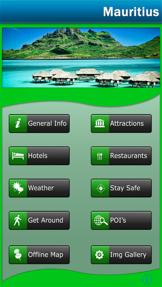 【免費旅遊App】Mauritius Offline Map Travel Guide-APP點子