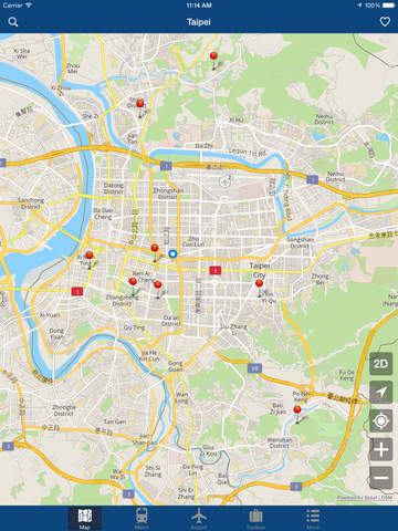 【免費旅遊App】Taipei Offline Map - City Metro Airport-APP點子