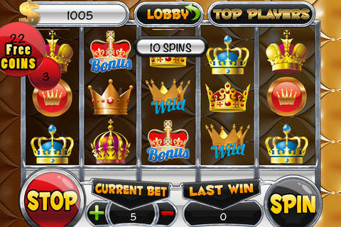 ``Class A´´ Aace Crowns Mania Slots and Blackjack & Roulette screenshot 3