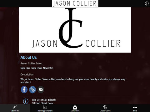 【免費商業App】Jason Collier Salon-APP點子