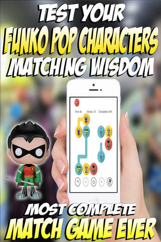 Match the Crazy Funko Pop Vinyl - Awesome Fun Puzzle Pair Up for Little Girls screenshot 4