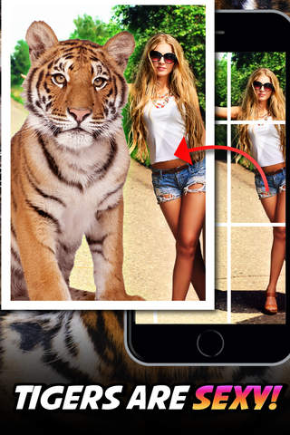 Tiger Prank Photo Editor FREE: Draw/Stamp Tigers Animal Edition screenshot 2
