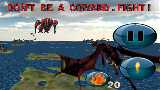 【免費遊戲App】Red Dragon Robot Attack - An Epic 3D Arial battlefield apocalypse-APP點子