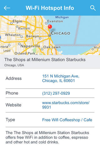 Chicago Free Wi-Fi Hotspots screenshot 3