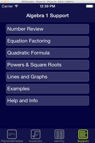shOORTcuts Algebra 1 screenshot 4