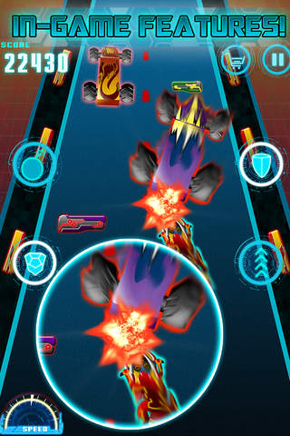 Atomic Neon Overdrive - City Racing Clash screenshot 2