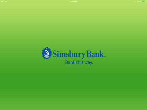 Simsbury Bank Mobile for iPad
