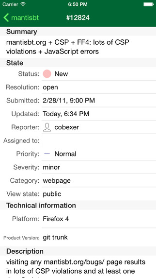 【免費工具App】Mantis Bug Tracker Client-APP點子