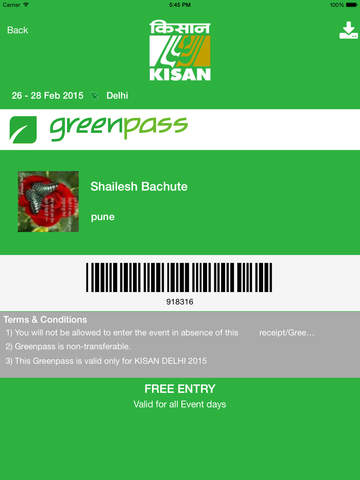 【免費商業App】KISAN Greenpass-APP點子