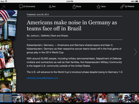 【免費新聞App】Stars and Stripes Tablet Edition-APP點子