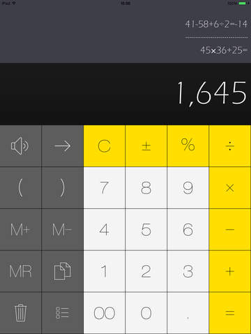 Calculator HD Pro for History Calculation Statistics and Replication