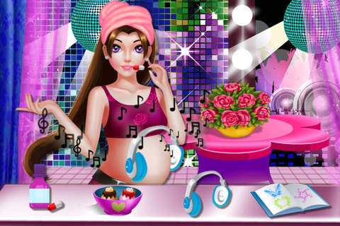 Rose Princess pregnancy care - Pretty Mummy pregnancy tests / Angel Baby favorite games screenshot 2