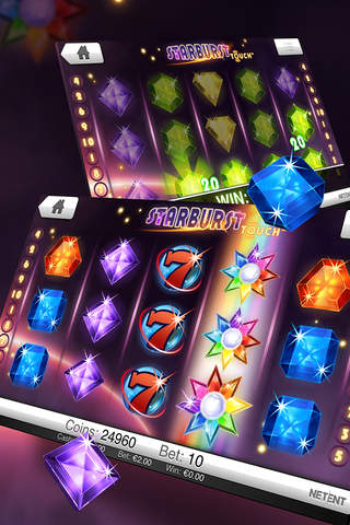 Starburst Real Money Slot Powered by Unibet screenshot 2