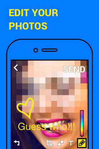 BLINDSPOT - chat anonymously with friends screenshot 3
