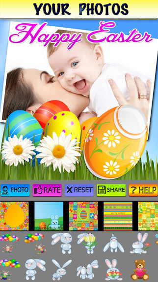 【免費攝影App】Easter Picture Frames-APP點子