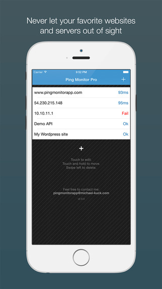 Ping Monitor - Network Server Status Check