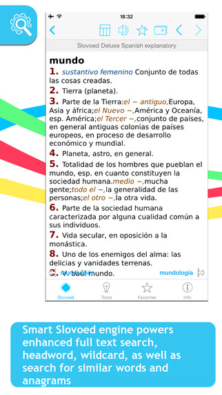 Spanish explanatory Slovoed Deluxe talking dictionary
