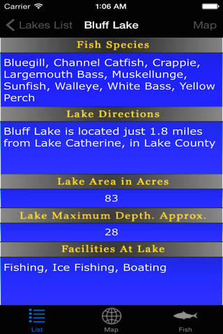 Illinois Lakes - Fishing screenshot 2