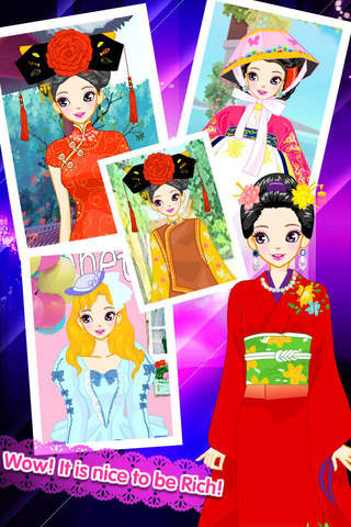 Traditional Clothes of the World - dress up games for girls screenshot 3