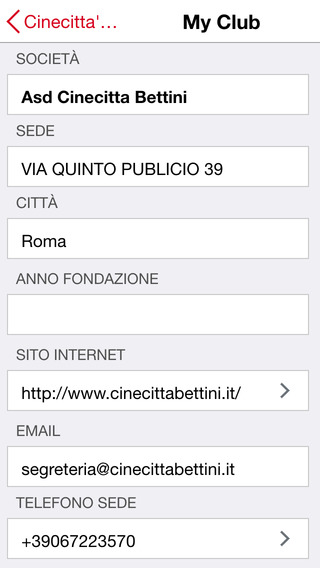 【免費運動App】MyClub Cinecittà Bettini-APP點子