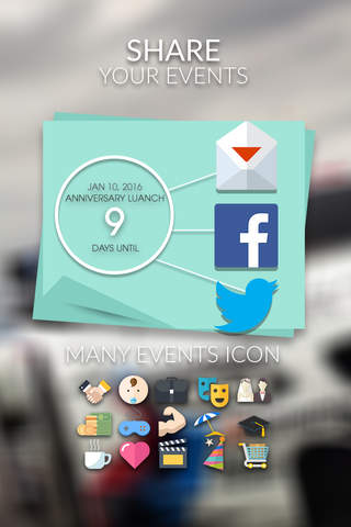 Event Countdown Beautiful Wallpaper  - “ Super Car ” Free screenshot 3