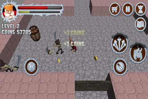 Mighty 3D Dwarf - Underworld Knives screenshot 2