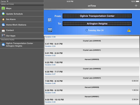【免費交通運輸App】onTime : Metra (FREE)-APP點子