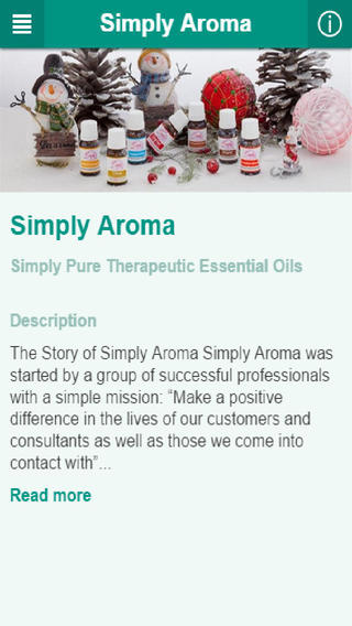 【免費工具App】Simply Aroma Product Info-APP點子