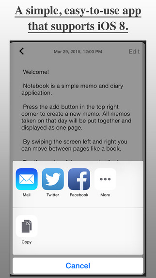 【免費生產應用App】Notebook - Diary, Journal App-APP點子