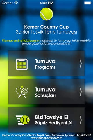 Kemer Tenis Turnuva screenshot 2