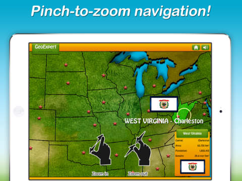 【免費遊戲App】GeoExpert HD - World Geography-APP點子