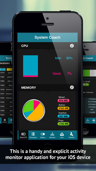 System Coach - memory manager activity monitor