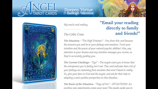 【免費生活App】Angel Tarot Cards - Doreen Virtue, Ph.D. & Radleigh Valentine-APP點子