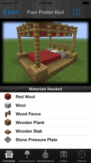 Furniture Guide For Minecraft Universal --Free Edition