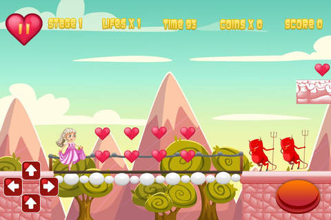 Princess Angel Rescue - Romantic Castle Love And Battle Story Free screenshot 3