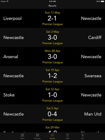 【免費運動App】Team Newcastle — News, results, fixtures and stats about you favorite team!-APP點子