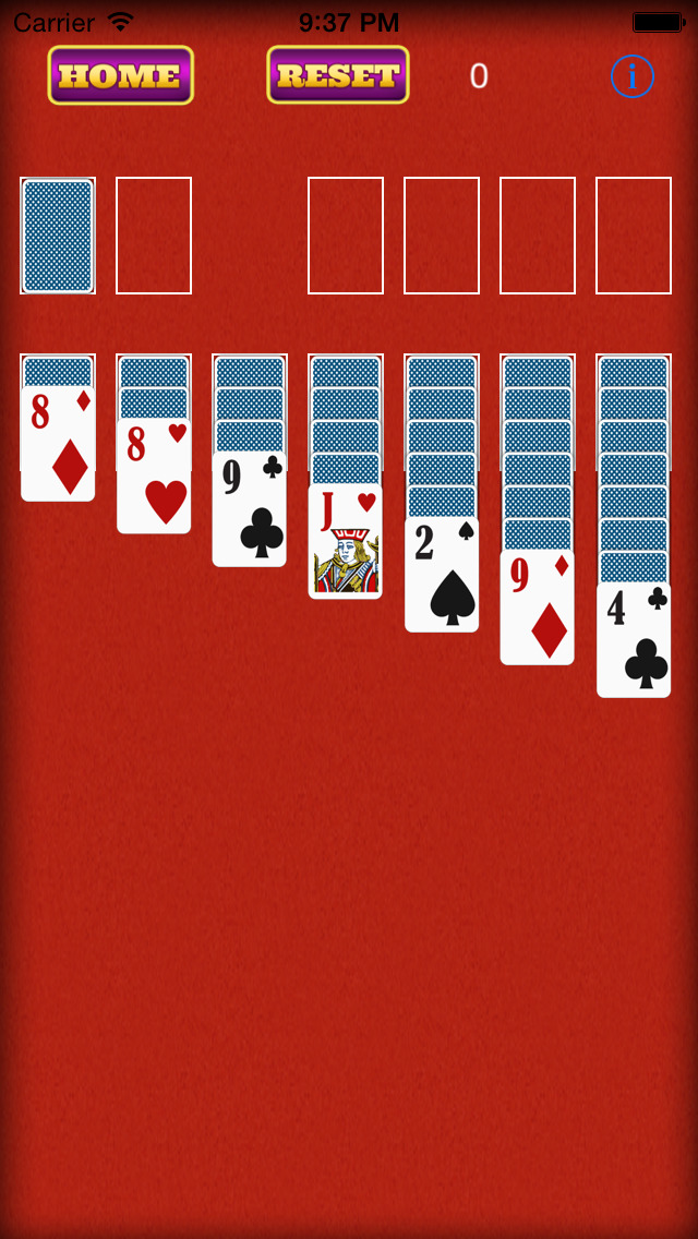 simple solitaire low setting