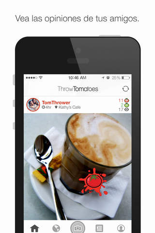Throw Tomatoes - Cool and Fun Social Sharing App screenshot 2