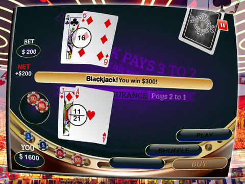 【免費遊戲App】A BlackJack Vegas 21 Free Casino Style (Black Jack) Pro Game-APP點子