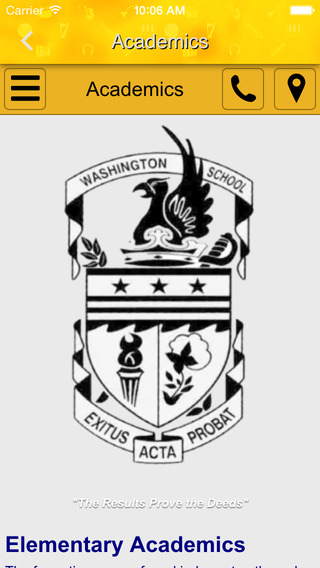 【免費教育App】Washington School.-APP點子