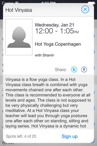 Hot Yoga Copenhagen screenshot 2