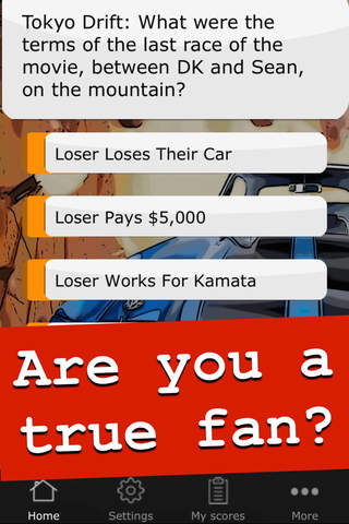 Quiz for Fast & Furious - Cool trivia game app about the action movies screenshot 4