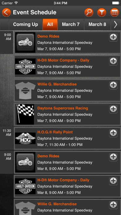 【免費娛樂App】H-D Events: Daytona-APP點子