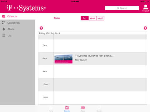 T-Systems SA Events screenshot 2